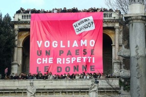 Manifestazione "Se non ora quando ?" per la dignita' e i diritti della donne