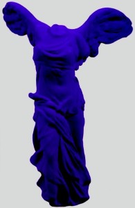 Yves-Klein-Calco-della-nike-di-Samotracia-in-Blu