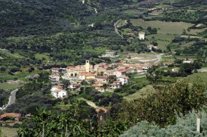 Modolo: Una veduta del piccolo comune in provincia di Oristano in territorio della Planargia.